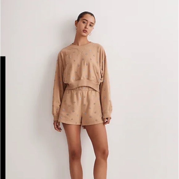 Madewell Terry sweatshirt in dot daisy size M - Picture 3 of 3